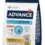 Advance Mini Sensitive Salmon, Pienso para Perros de Razas Pequeñas con Sensibilidades Digestivas con Salmón, 3kg