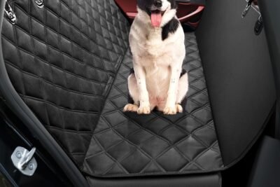 KYG Funda Coche Perro Impermeable & Antiarañazos & Antideslizante Funda Perro Coche con Anclajes de Asiento, Lavable a Máquina, Duradera, Protector Coche Perro Universal para Camión,SUV 135x146cm