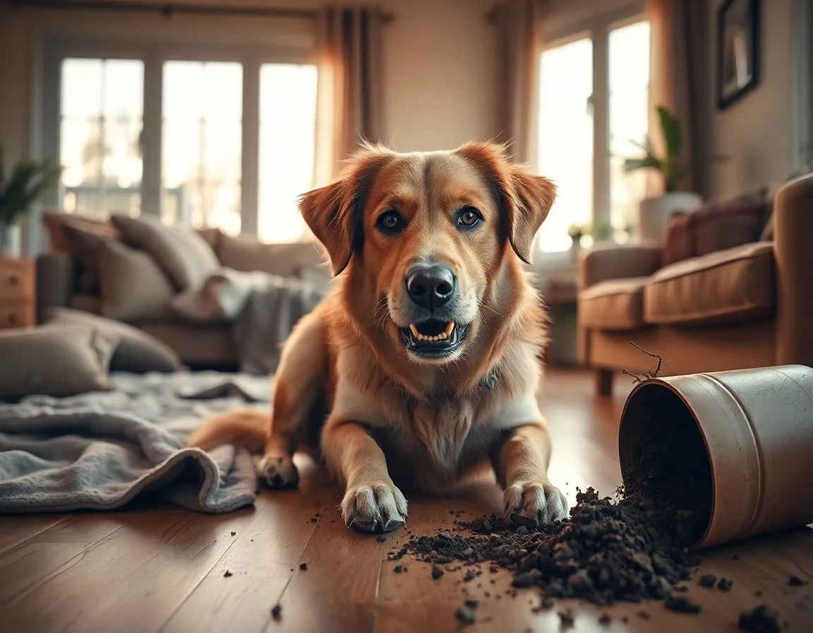 Comportamiento perro destruye casa cuando solo: causas y soluciones fáciles